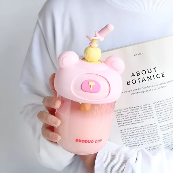 600 ML PP Bottle with Whisker straw