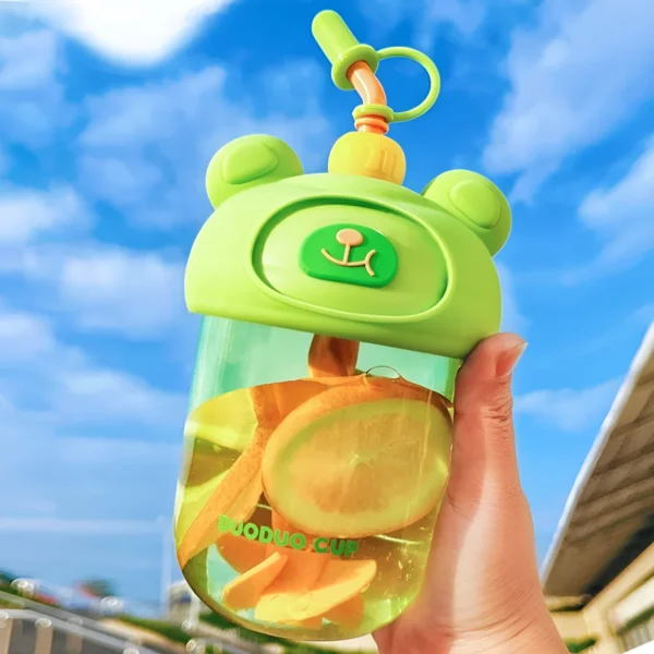 600 ML PP Bottle with Whisker straw