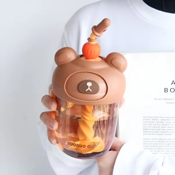 600 ML PP Bottle with Whisker straw