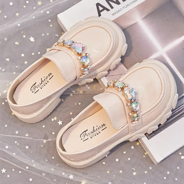 Elegant Girls Princess Rhinestone Mary Jane Shoes