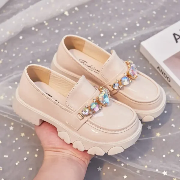 Elegant Girls Princess Rhinestone Mary Jane Shoes