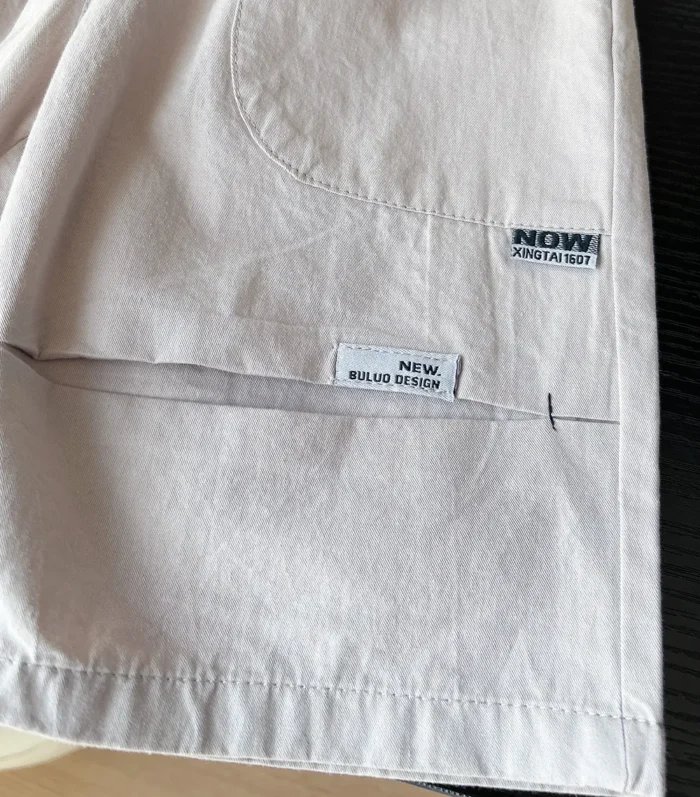 Korean Style Casual Cool Baggy Wide Leg Quarter Cargo Pants for Boys - Image 5