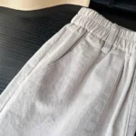Korean Style Casual Cool Baggy Wide Leg Quarter Cargo Pants for Boys - Image 2