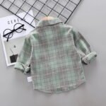 Boys Crocodile Print Check Full-Sleeve Shirt for Kids - Image 2