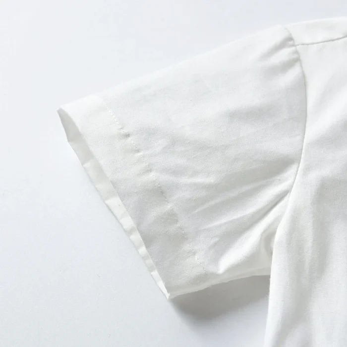 Smart Boys White Shirt and Green shorts with bow and Suspender Belt Set - Image 6