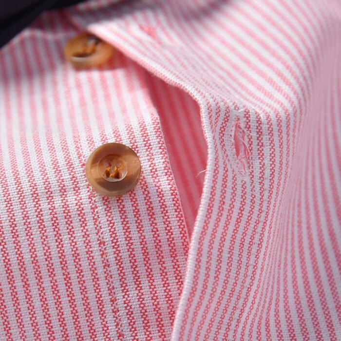 Boys Formal Stripe Shirt and Beige Shorts with bow and suspender belt set - Formal Set for boys - Image 7