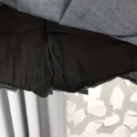 Girls Hip-hop Rock High Waist Pleated Denim Skirt with string tie - Image 3