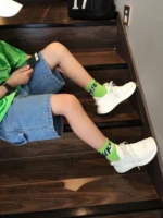 Boys Stylish and cool Strap in pocket Blue denim shorts - Image 4