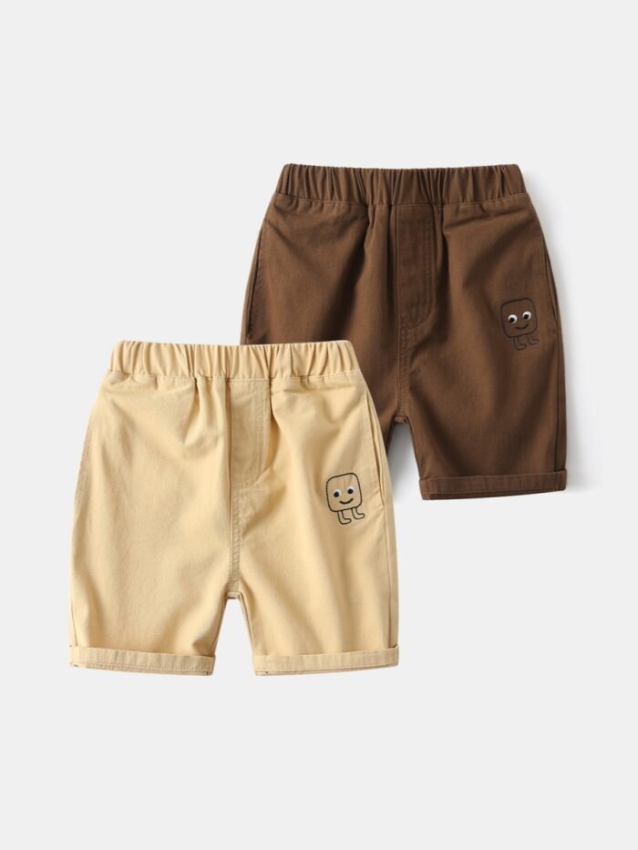 Boys Cotton Cargo Cartoon Printed quarter pant, shorts knee length - Image 6