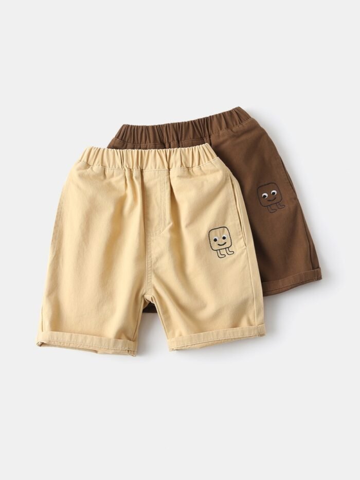 Boys Cotton Cargo Cartoon Printed quarter pant, shorts knee length - Image 7