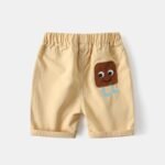 Boys Cotton Cargo Cartoon Printed quarter pant, shorts knee length