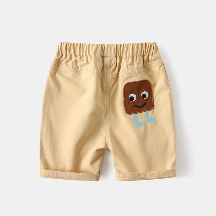 Boys Cotton Cargo Cartoon Printed quarter pant, shorts knee length - Image 8