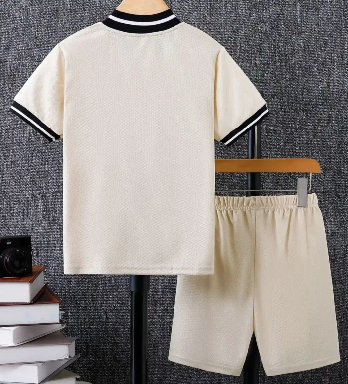 Boys Sportswear Baseball Text Dry Fit Sports Jersey and shorts set - Image 2