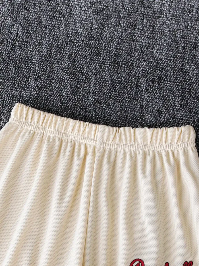 Boys Sportswear Baseball Text Dry Fit Sports Jersey and shorts set - Image 6