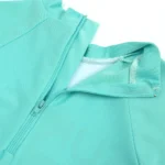 Kids Swim wear Shark Print Green Orange Swimsuit with swimming cap - Image 3