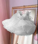Children's Birthday Princess Dress Pearls Sleeveless Puffy Ball Gown - Image 3