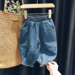 Kid's Unisex Casual Denim Pants – Comfortable Fit Jeans for children - Image 3