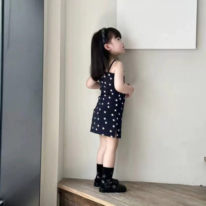 Baby Girls' Summer strings Print Dress – Casual Skirt Outfit - Image 2