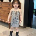 Baby Girls' Summer strings Print Dress – Casual Skirt Outfit