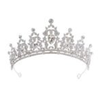 Princess Crystal Crown Tiara Headband for Women & Girls – Metal Alloy Bridal & Party Accessory (All Seasons) - Image 5