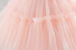 Small Girls Mesh Trailing Party Wear Dress with a matching head band | Infants Party Wear - Image 5